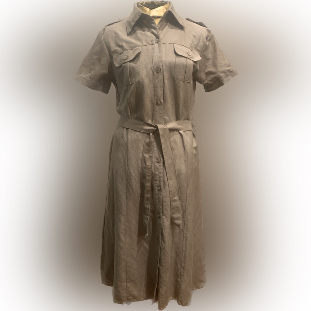 Button Front Shirt Dress